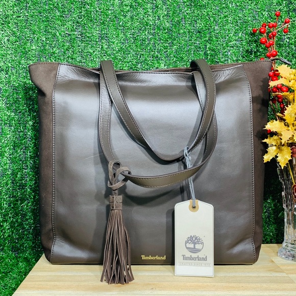 TIMBERLAND ROSECLIFF TOTE BAG FOR WOMEN DARK BROWN - Picture 4 of 8